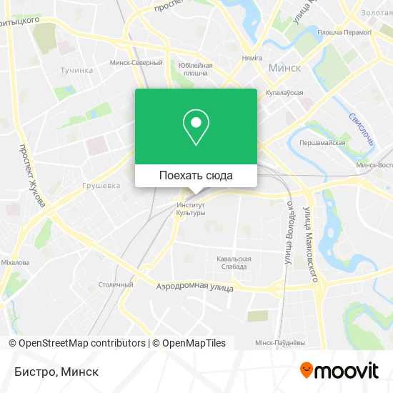 Карта Бистро