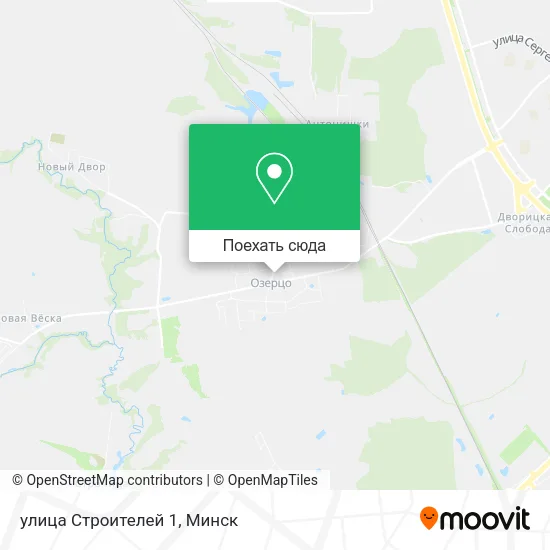 Карта улица Строителей 1