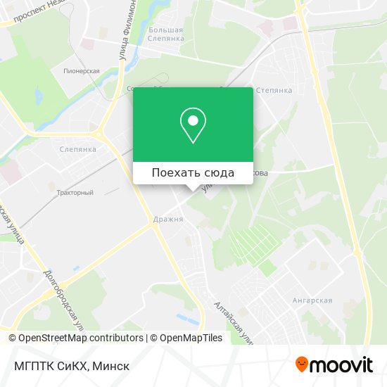 Карта МГПТК СиКХ