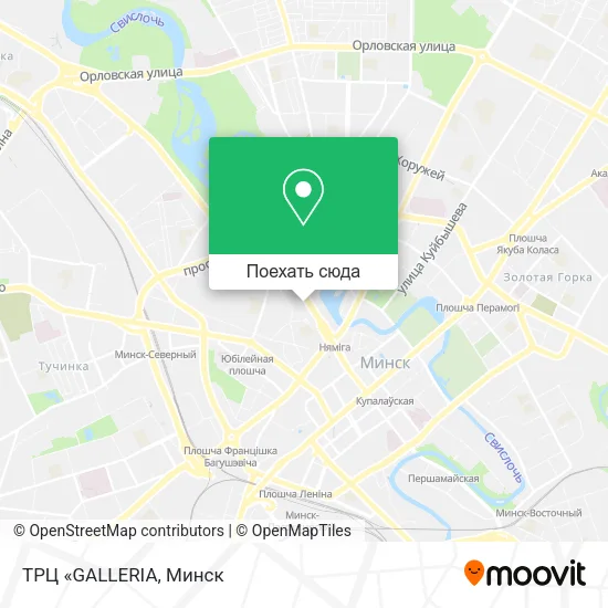Карта ТРЦ «GALLERIA