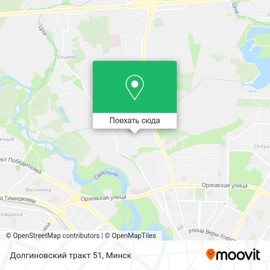 Карта Долгиновский тракт 51