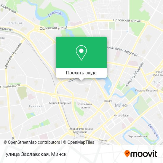 Карта улица Заславская
