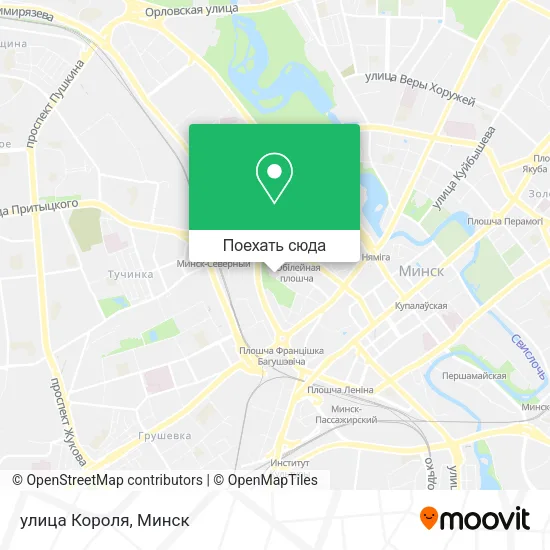 Карта улица Короля