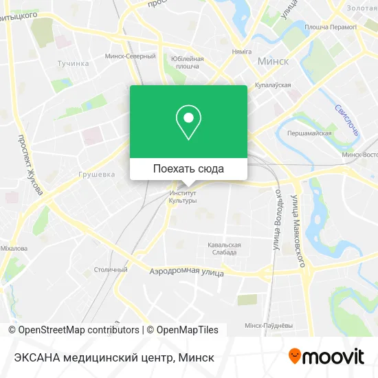 Карта ЭКСАНА медицинский центр