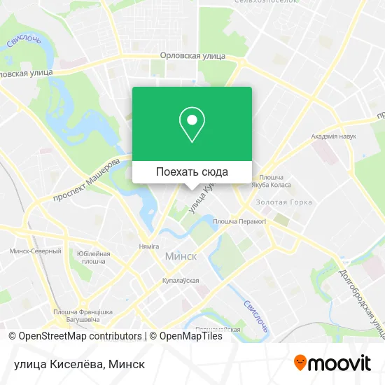 Карта улица Киселёва