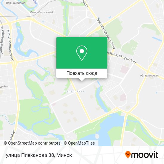 Карта улица Плеханова 38
