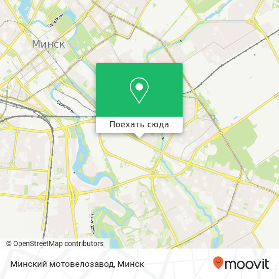 Карта Минский мотовелозавод