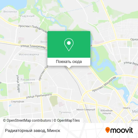 Карта Радиаторный завод
