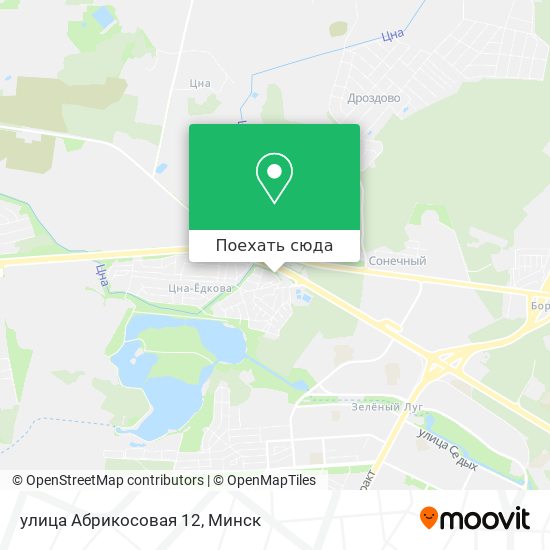 Карта улица Абрикосовая 12