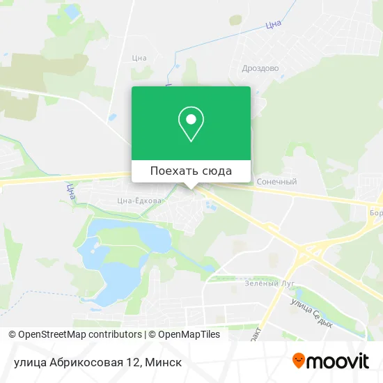 Карта улица Абрикосовая 12