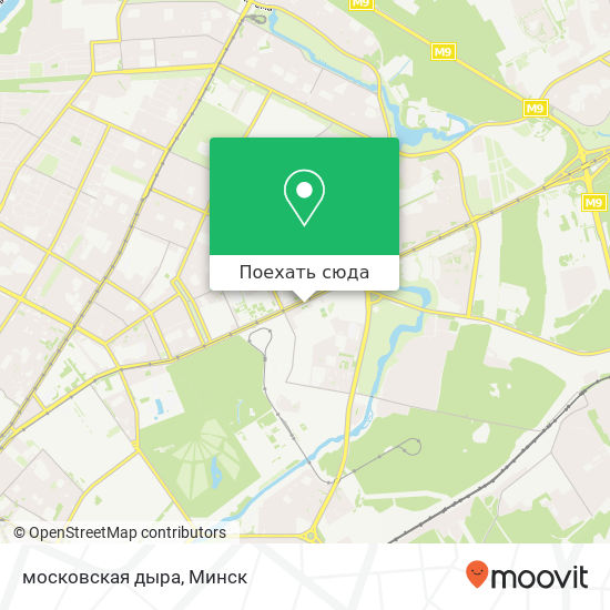 Карта московская дыра