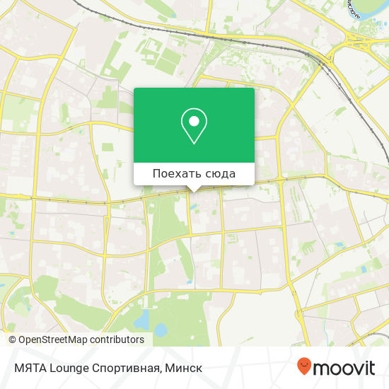 Карта МЯТА Lounge Спортивная