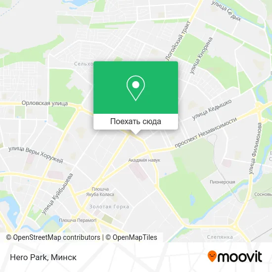 Карта Hero Park