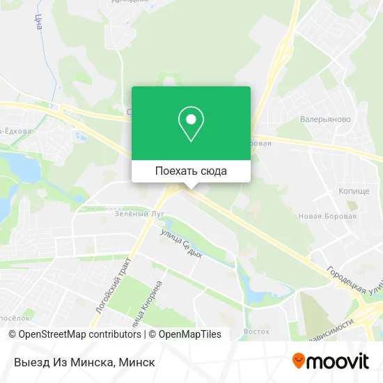 Карта Выезд Из Минска