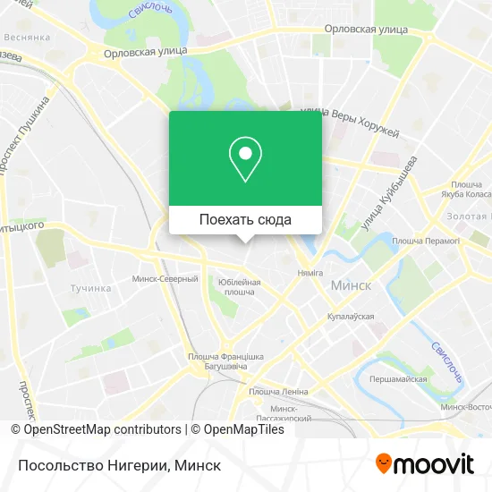 Карта Посольство Нигерии