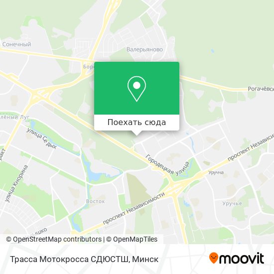 Карта Трасса Мотокросса СДЮСТШ