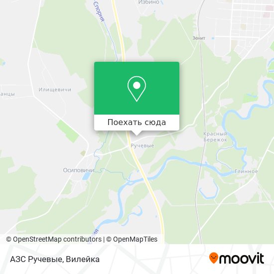 Карта АЗС Ручевые