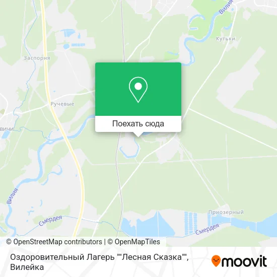Карта Оздоровительный Лагерь ""Лесная Сказка""