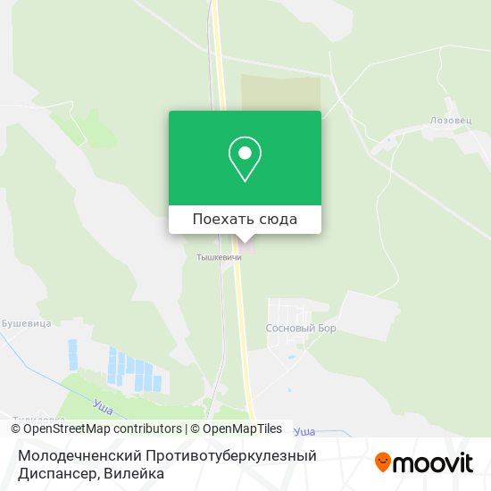 Карта Молодечненский Противотуберкулезный Диспансер