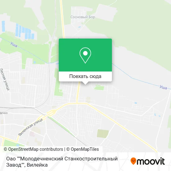 Карта Оао ""Молодечненский Станкостроительный Завод""