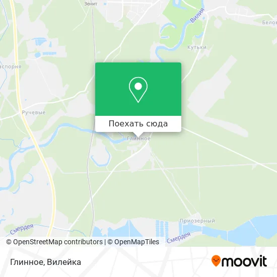 Карта Глинное