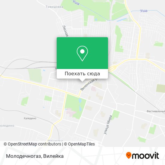 Карта Молодечногаз