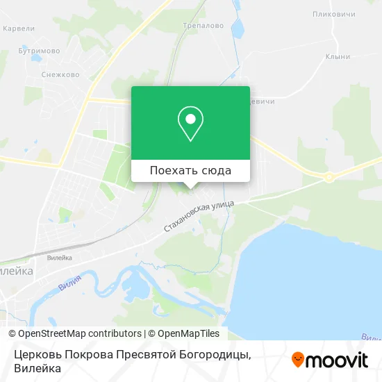 Карта Церковь Покрова Пресвятой Богородицы