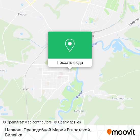 Карта Церковь Преподобной Марии Египетской