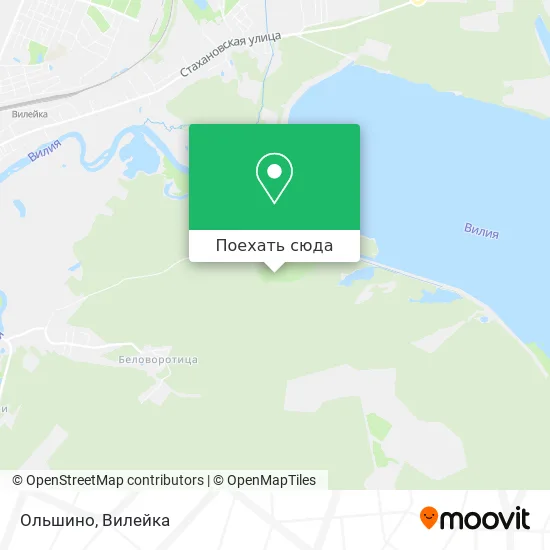Карта Ольшино