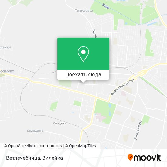 Карта Ветлечебница