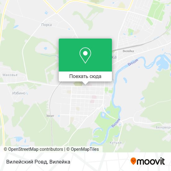 Карта Вилейский Ровд