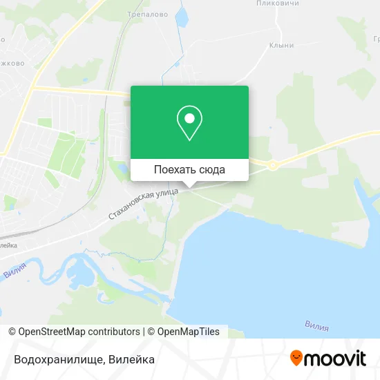Карта Водохранилище