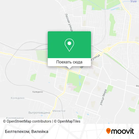 Карта Белтелеком
