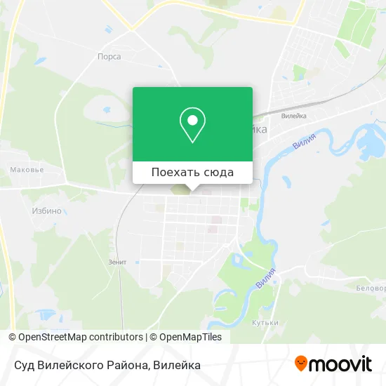 Карта Суд Вилейского Района