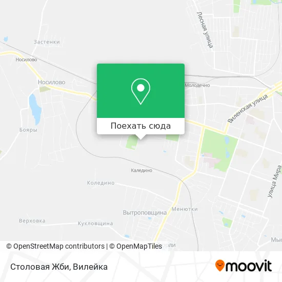 Карта Столовая Жби