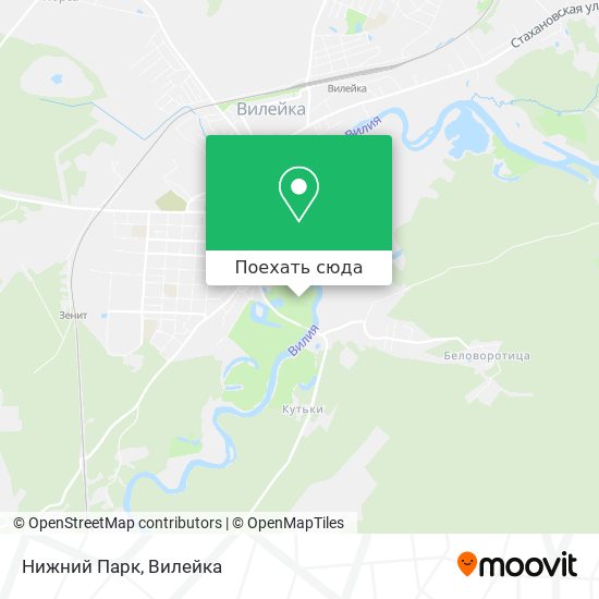 Карта Нижний Парк