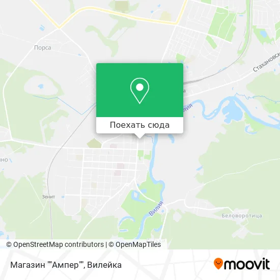 Карта Магазин ""Ампер""