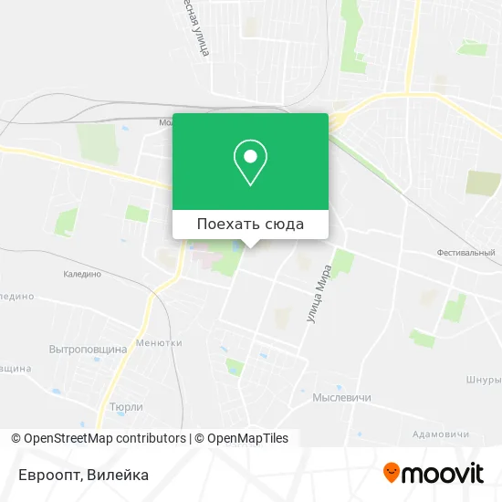 Карта Евроопт