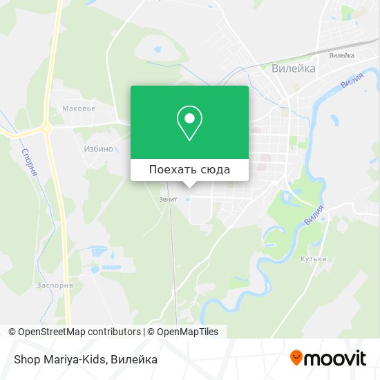 Карта Shop Mariya-Kids