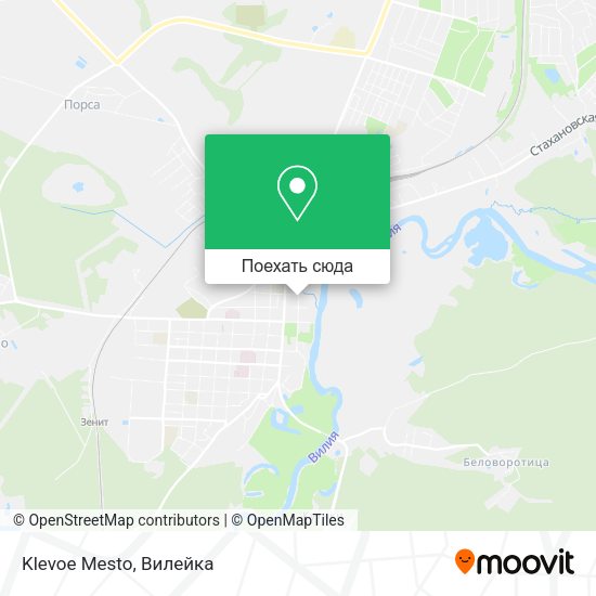 Карта Klevoe Mesto
