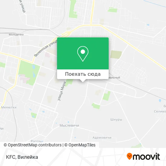 Карта KFC