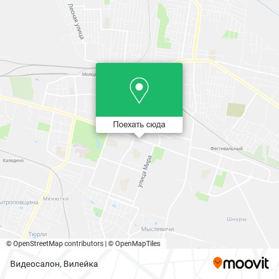 Карта Видеосалон