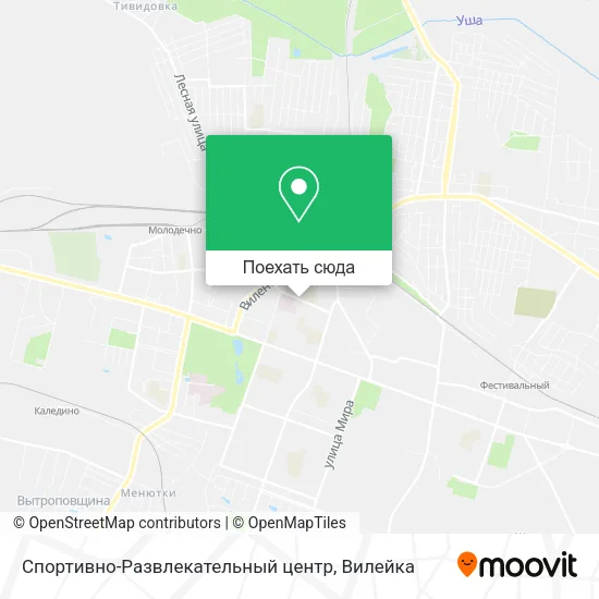 Карта Спортивно-Развлекательный центр