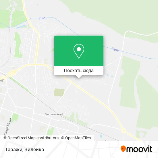 Карта Гаражи