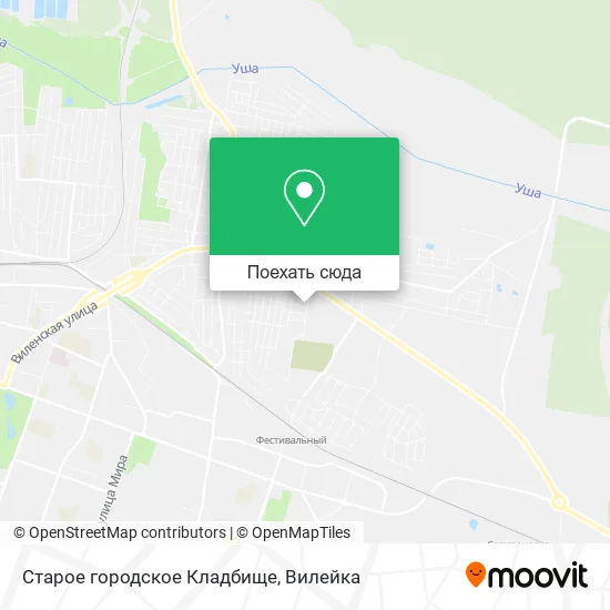 Карта Старое городское Кладбище