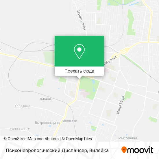 Карта Психоневрологический Диспансер