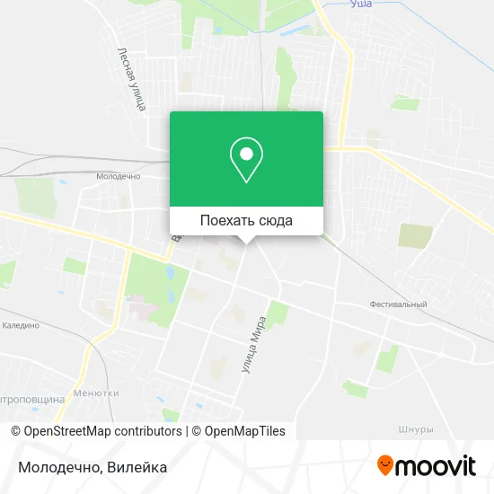 Карта Молодечно