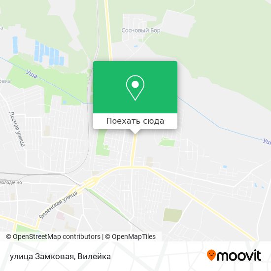 Карта улица Замковая