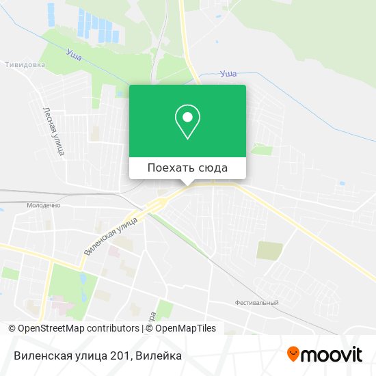 Карта Виленская улица 201