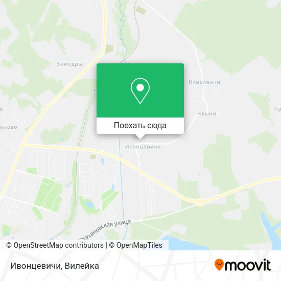 Карта Ивонцевичи